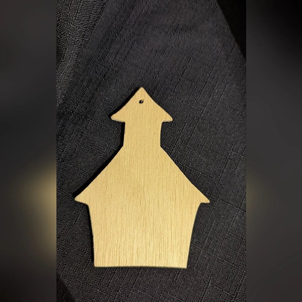 Lot of Christmas unfinished craft wood ornaments - Picture 8 of 8